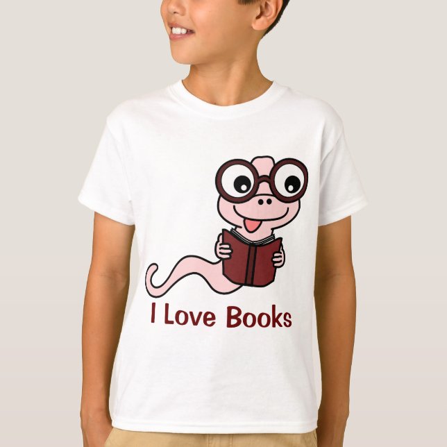 Camiseta Leia um Mês do Livro: Adoro Livros (Frente)