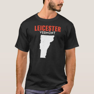 Camiseta Leicester Vermont EUA State America Viagem Vermont