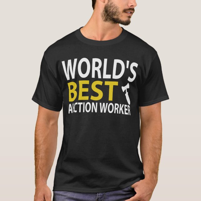 Camiseta Leilão de Melhor Leilão do Mundo - Leilão de Cargo (Frente)