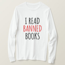 Camiseta Leio Livros Banidos Engraçado Citação