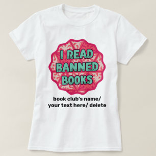 Camiseta Leio Livros Banidos - Retro Vintage Book Lover