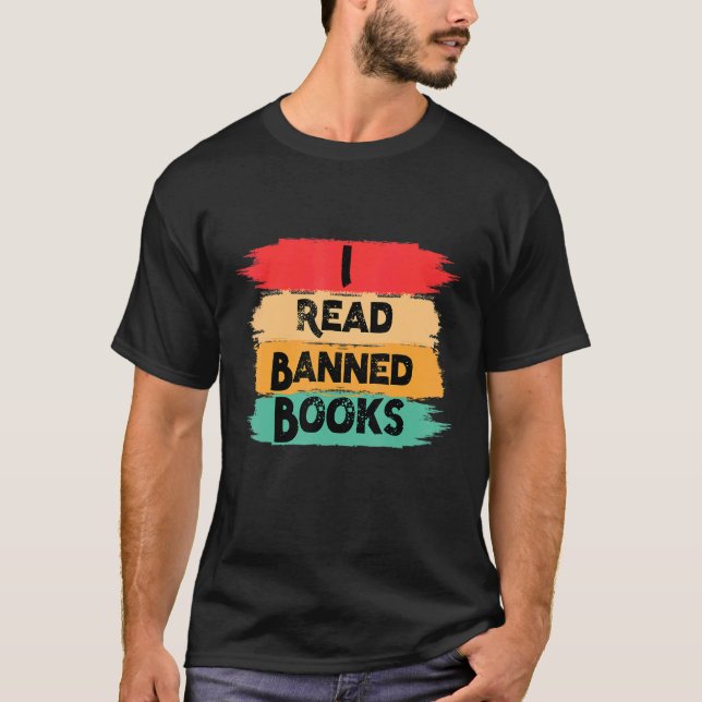 Camiseta Leio Livros Banidos Shirt Librar Retro (Frente)