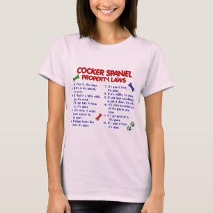 Camiseta Leis 2 da propriedade de COCKER SPANIEL