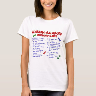 Camiseta Leis 2 da propriedade do MALAMUTE DO ALASCA