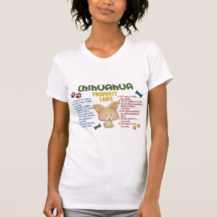 Camiseta Leis 4 da propriedade da chihuahua