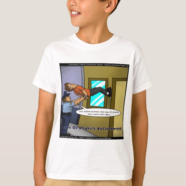 Camiseta Leis da Física & Gravidade Presentes Engraçados &  (Frente)