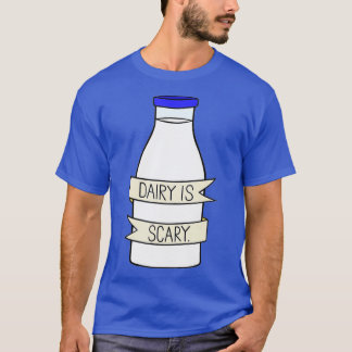 Camiseta Leite Assustador Veganlactose Intolerante