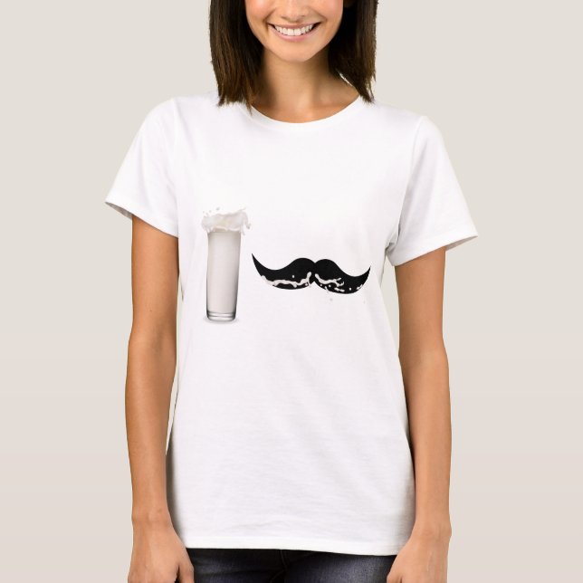Camiseta Leite bigode (Frente)