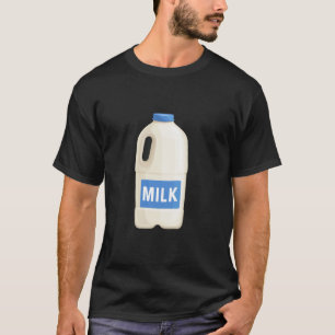 Camiseta Leite Cartonagem Halloween Dia de as Bruxas engraç
