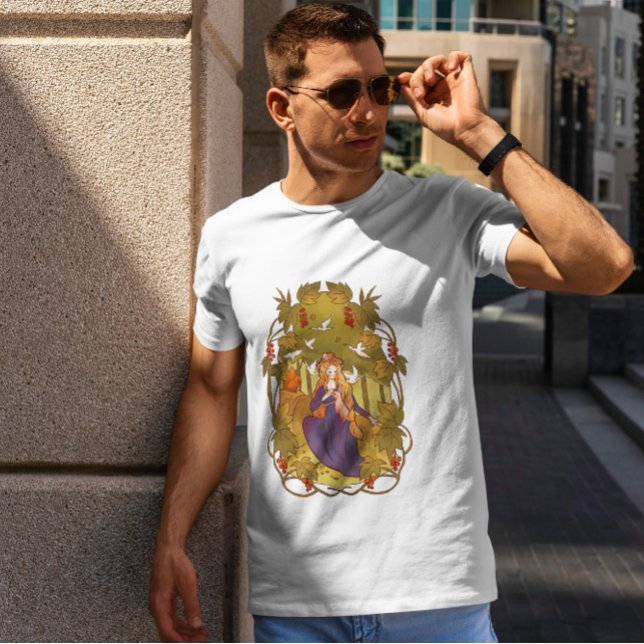 Camiseta Leite Cercado Por Animais (Criador carregado)