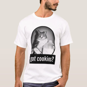 Camiseta Leite De Bebendo De Gato De Jug