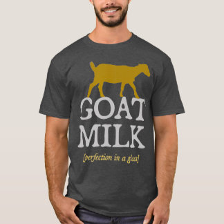 Camiseta Leite de Capra Perfecção leiteira Leite cru de cab