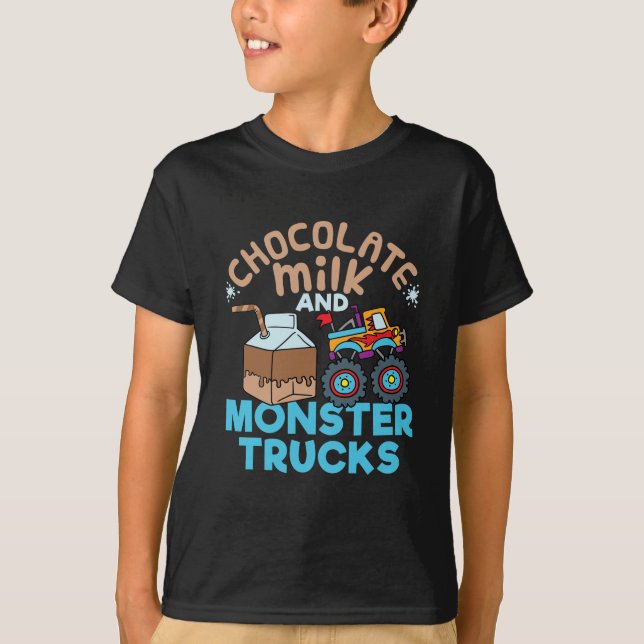 Camiseta Leite de Chocolate e Camiseiros Monstros (Frente)