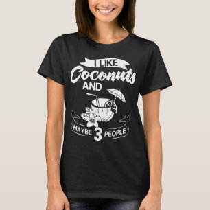 Camiseta Leite De Coco Óleo De Água Fruta De Palma