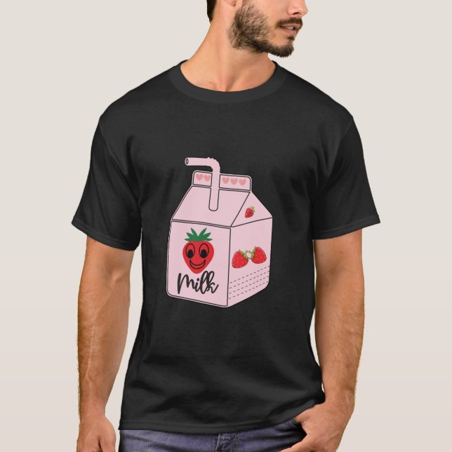 Camiseta Leite de morango (Frente)
