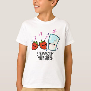 Camiseta Leite De MorangoAgitar Leite De Cuta E Arango