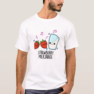 Camiseta Leite De MorangoAgitar Leite De Cuta E Arango