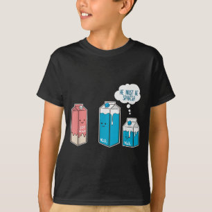 Camiseta Leite de Soja Ele Deve Ser Espanhol Piada Engraçad