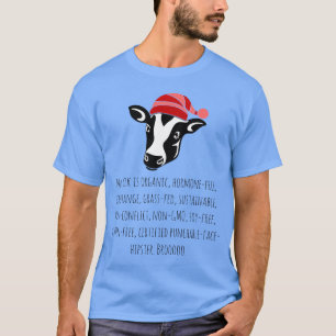 Camiseta Leite de vaca do hipster