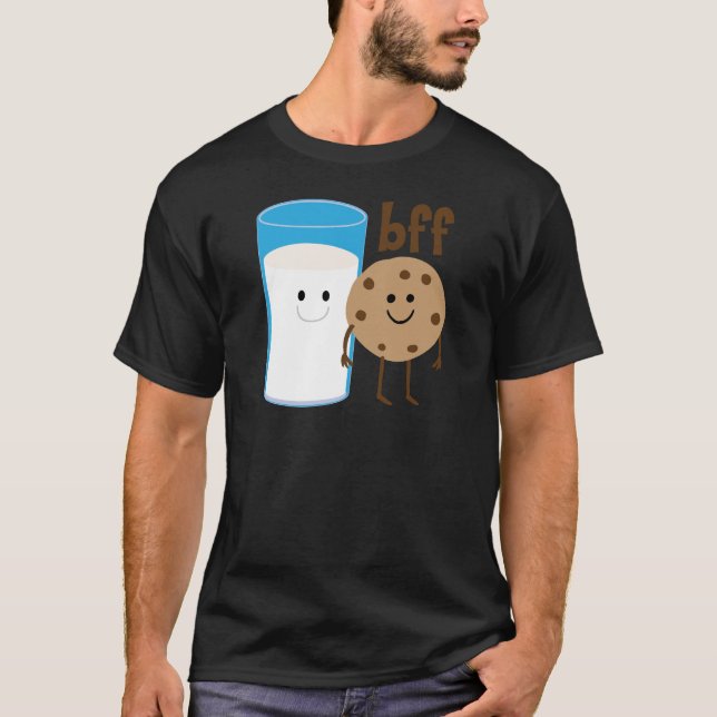 Camiseta Leite e biscoitos BFF (Frente)