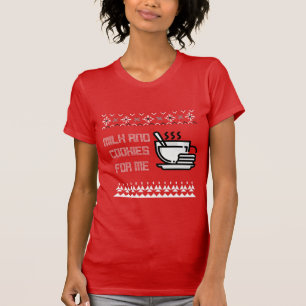 Camiseta Leite e biscoitos para mim