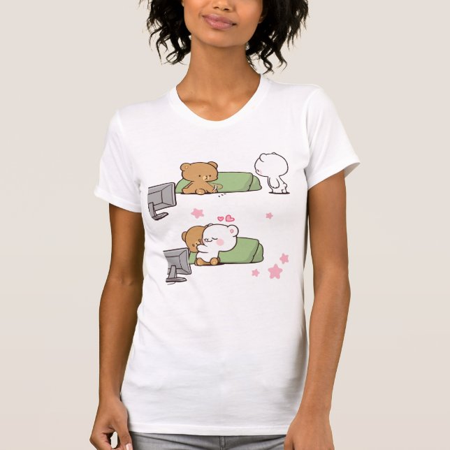 Camiseta leite e mocha (Frente)
