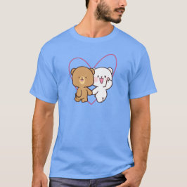 Camiseta Leite e mocha