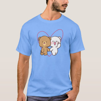 Camiseta Leite e mocha