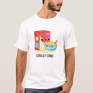 Camiseta Leite Engraçado Cerealoso Cerealado
