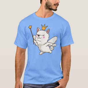Camiseta Leite-Fada Americana Eskimo Cão Mystical Pet Fairy