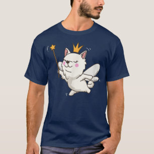 Camiseta Leite-Fada Americana Eskimo Cão Mystical Pet Fairy