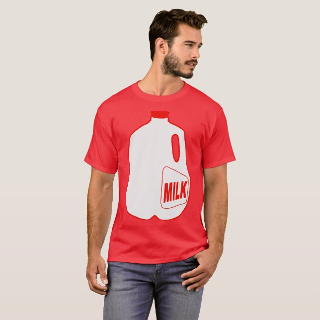 Camiseta Leite Jug T-Shirt (Frente Completa)