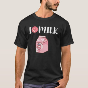 Camiseta Leite Morango