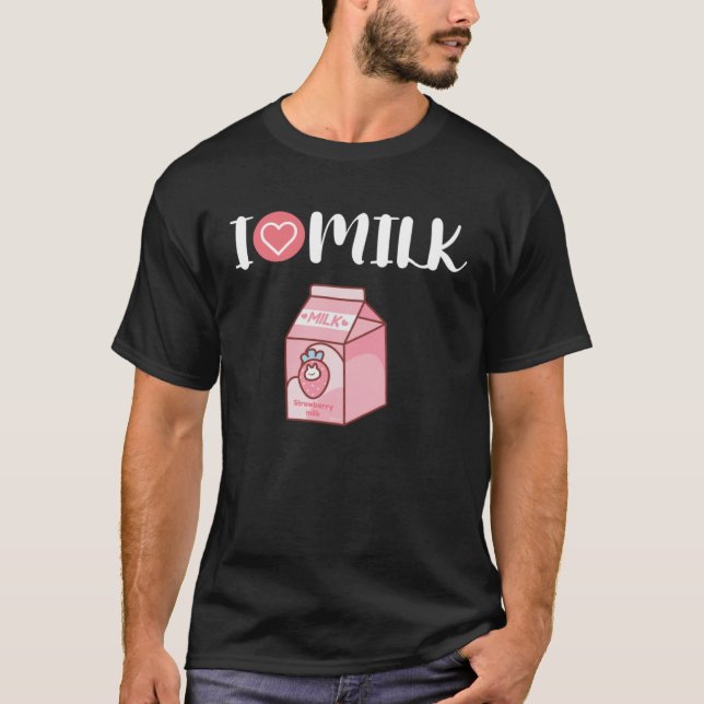 Camiseta Leite Morango (Frente)