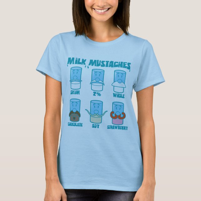 Camiseta Leite Mustaches (Frente)