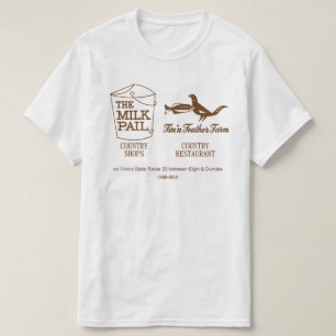 Camiseta Leite Pail - Fin'n Feather Fazenda, Dundee, Illino