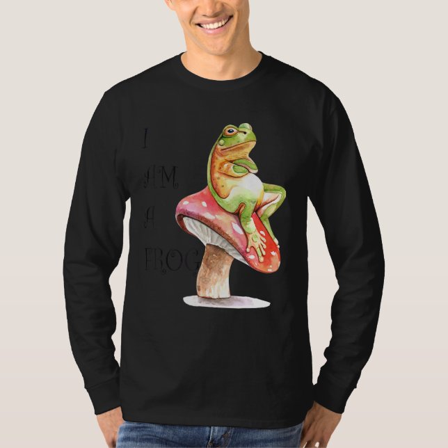 Camiseta Leite, Príncipe Sapo Terrenos Animais P (Frente)