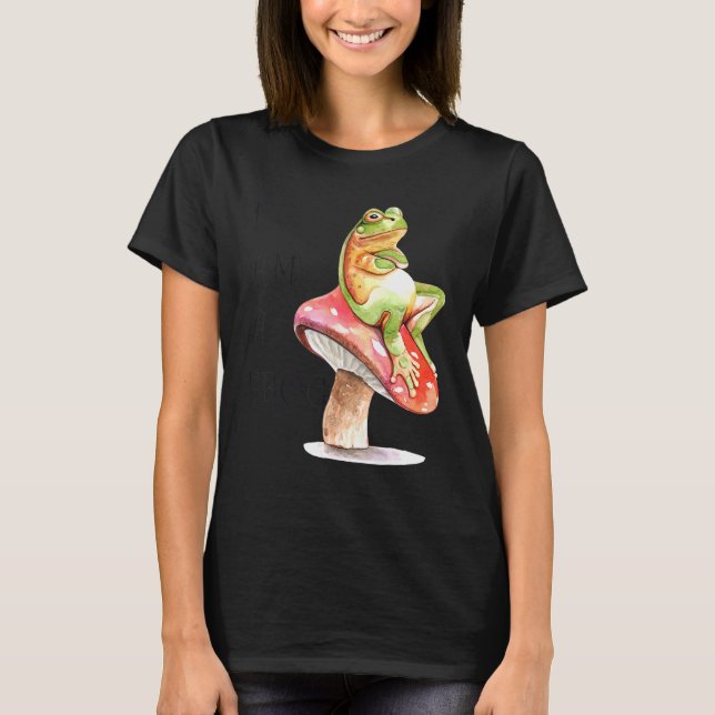 Camiseta Leite, Príncipe Sapo Terrenos Animais P (Frente)