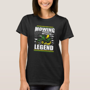 Camiseta Leito de lenda Mower American Flag Fathers Da