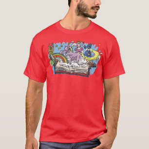 Camiseta Leitor Avid Bookworm LeitorFairy Tale Fantasy Book