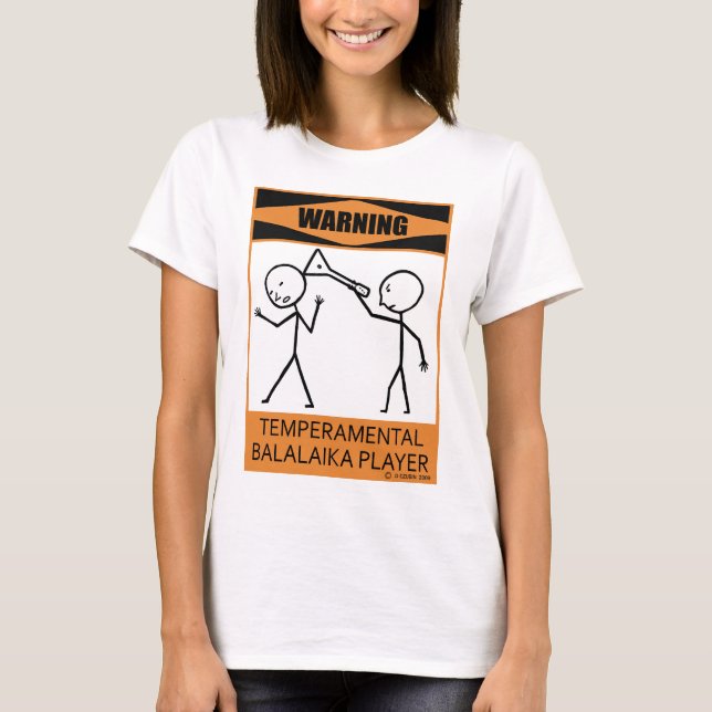 Camiseta Leitor Balalaika Temperamental (Frente)