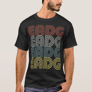 Camiseta Leitor Bass Gift EADG 4 String Bass Guitar Retro