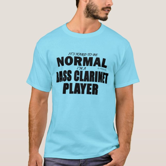 Camiseta Leitor Clarinet de Bass Normal (Frente)