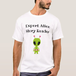 Camiseta Leitor de Alienígenas especializado - bonito para