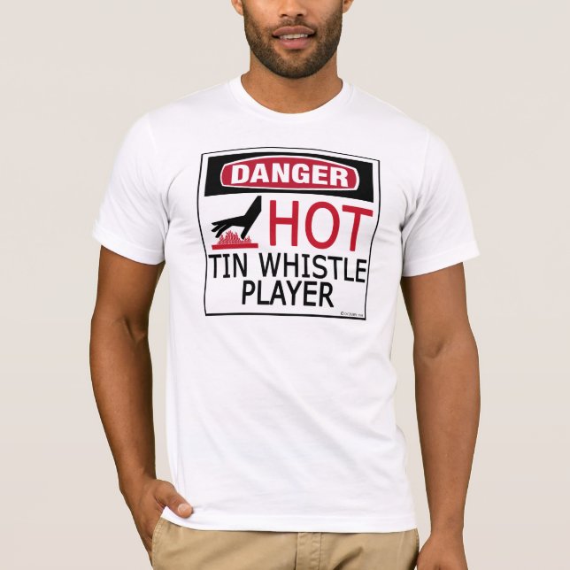 Camiseta Leitor de assobio de tonalidade quente (Frente)
