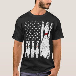 Camiseta Leitor de Boliches de Sinalizador dos Estados Unid
