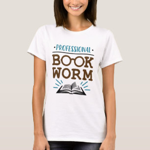 Camiseta Leitor de Livros Aviários do Bookworm Profissional