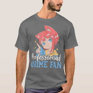 Camiseta Leitor de manga de folha de anime profissional Ota