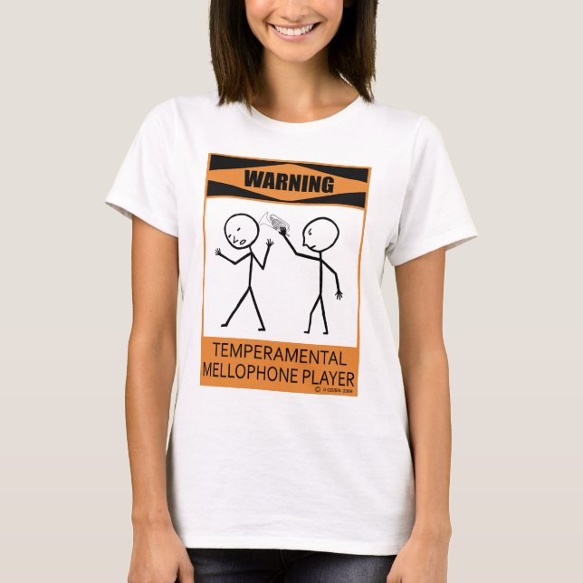 Camiseta Leitor de Melofone Temperado (Frente)