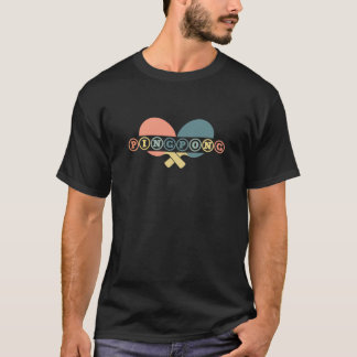 Camiseta Leitor de Mesa de Ping Pong - Tênis Paddage Retro
